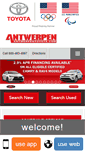 Mobile Screenshot of antwerpentoyota.com